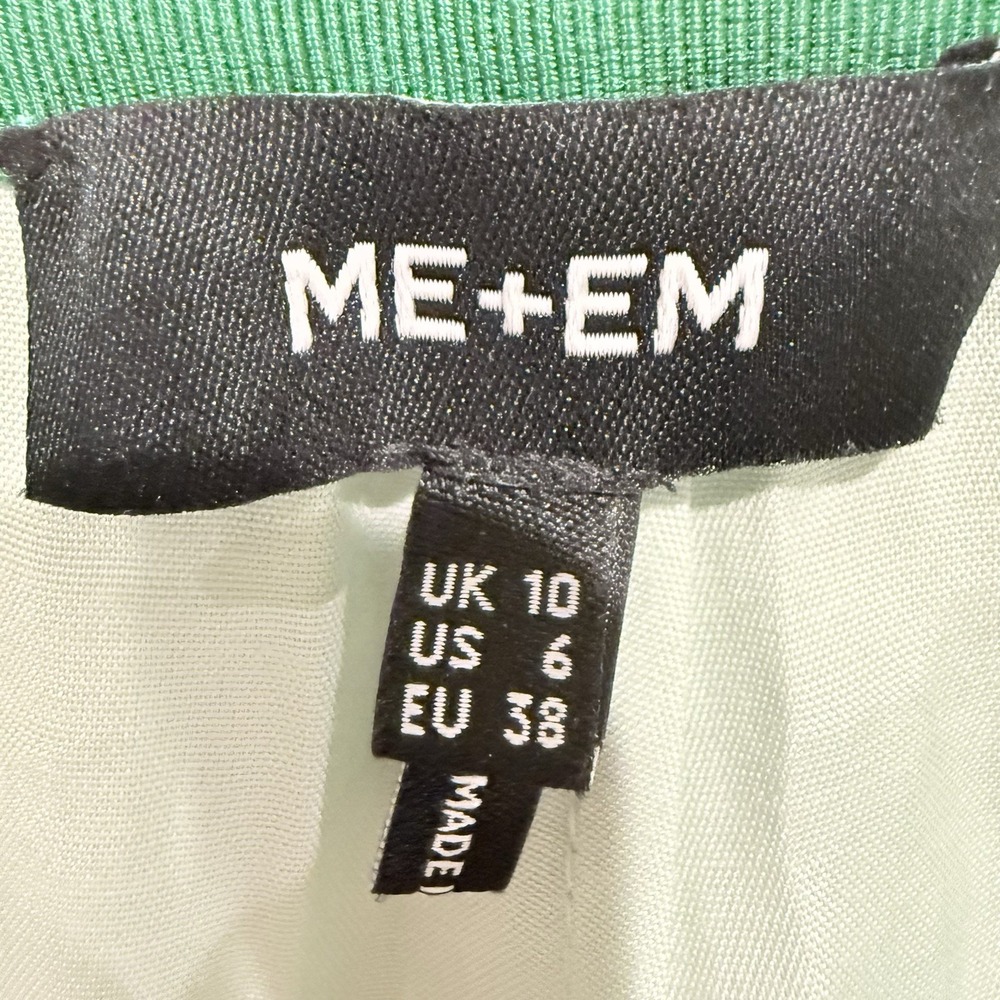 ME + EM Green Tulle Maxi Skirt Striped Fairy Sz 6 Original $495. - Picture 8 of 9